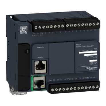 CPU M221 Alim AC, 14 ent 24Vc, 10 sal relé, 4 ent rápidas, 2 ent 0..10V, ETH Y SERIAL CPU M221 Alim AC, 14 ent 24Vc, 10 sal relé, 4 ent rápidas, 2 ent 0..10V, ETH Y SERIAL